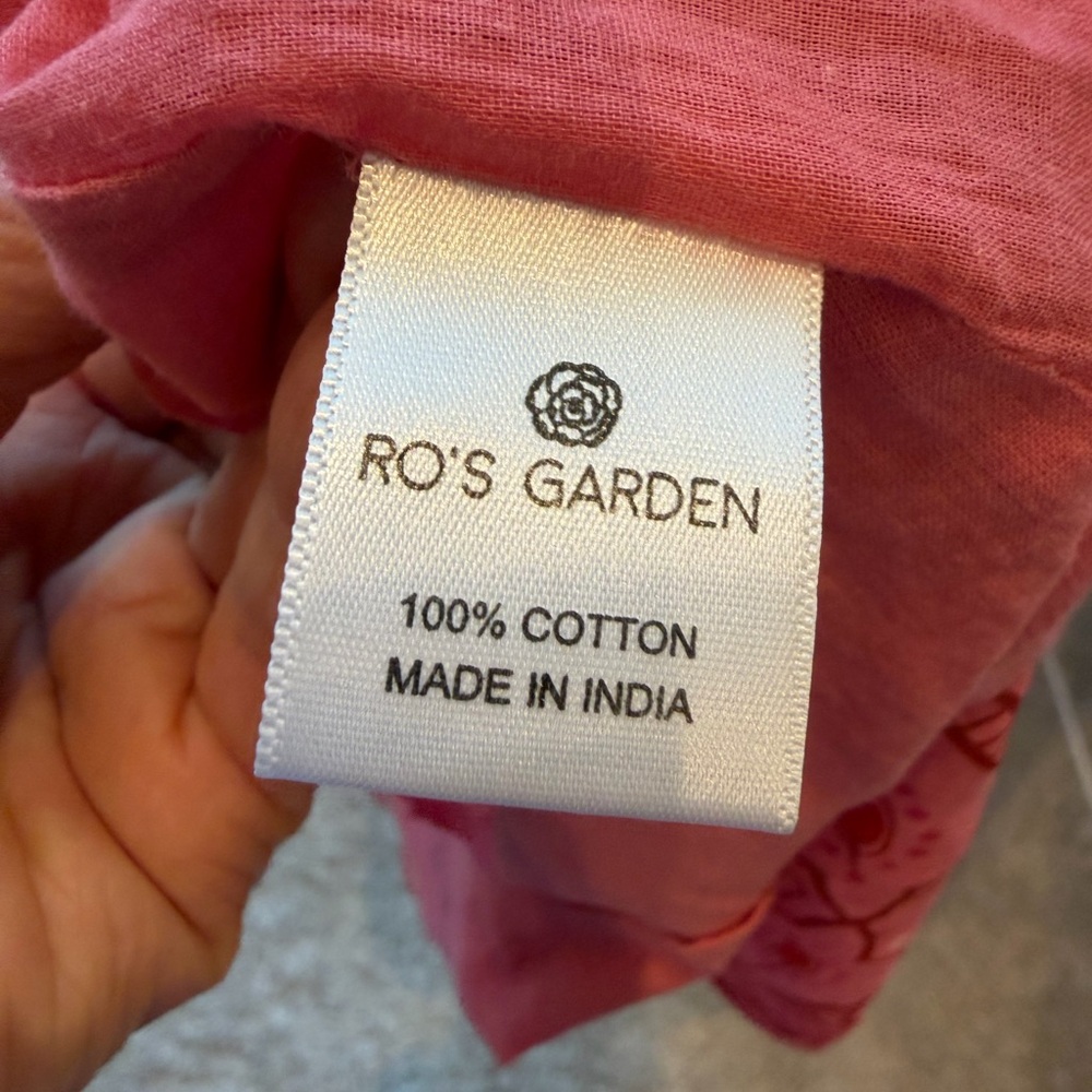 Ro’s Garden Pink Long-Sleeve Printed Maxi Dress - Picture 5 of 6